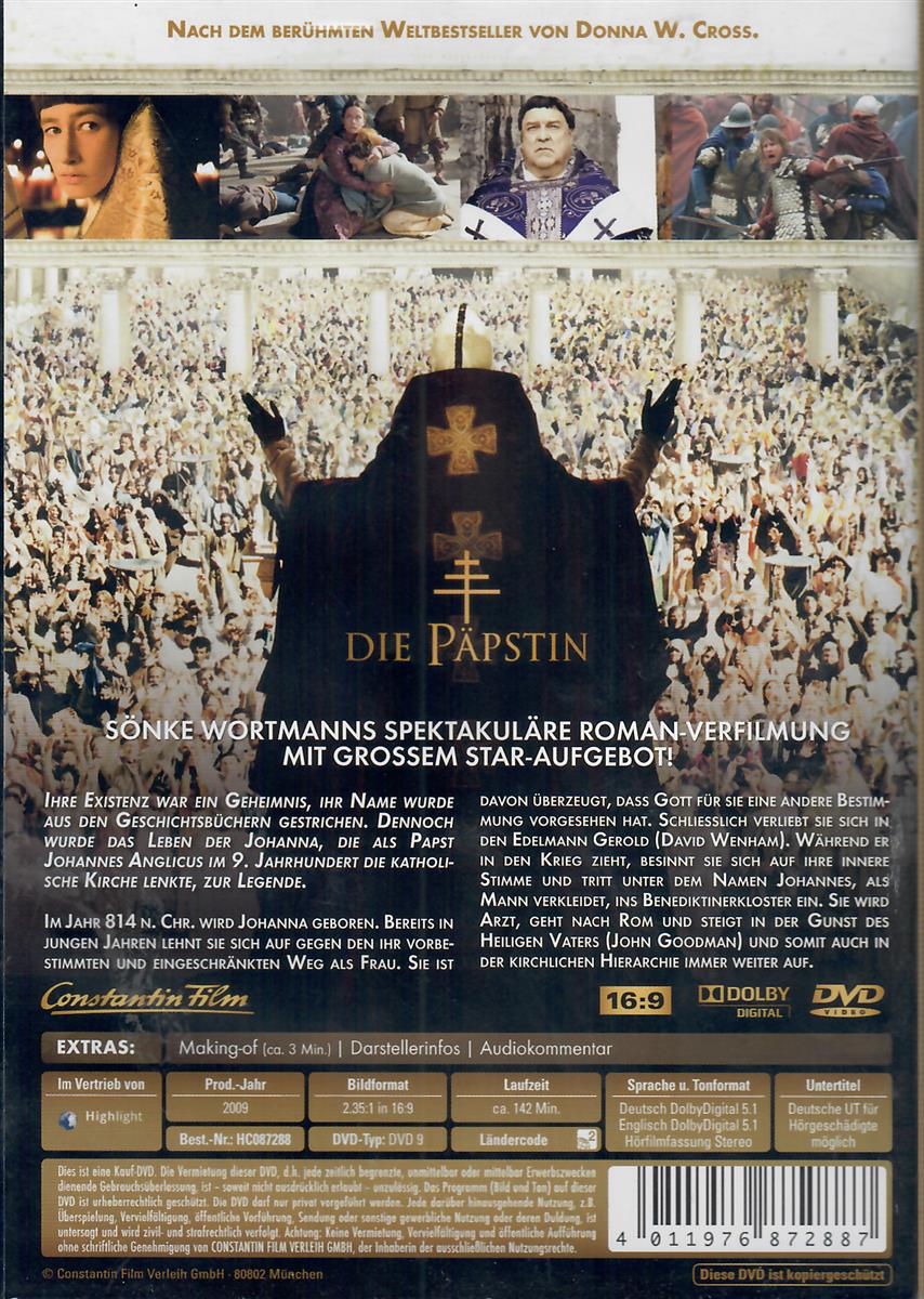 DVD Die Päpstin (Gebraucht)