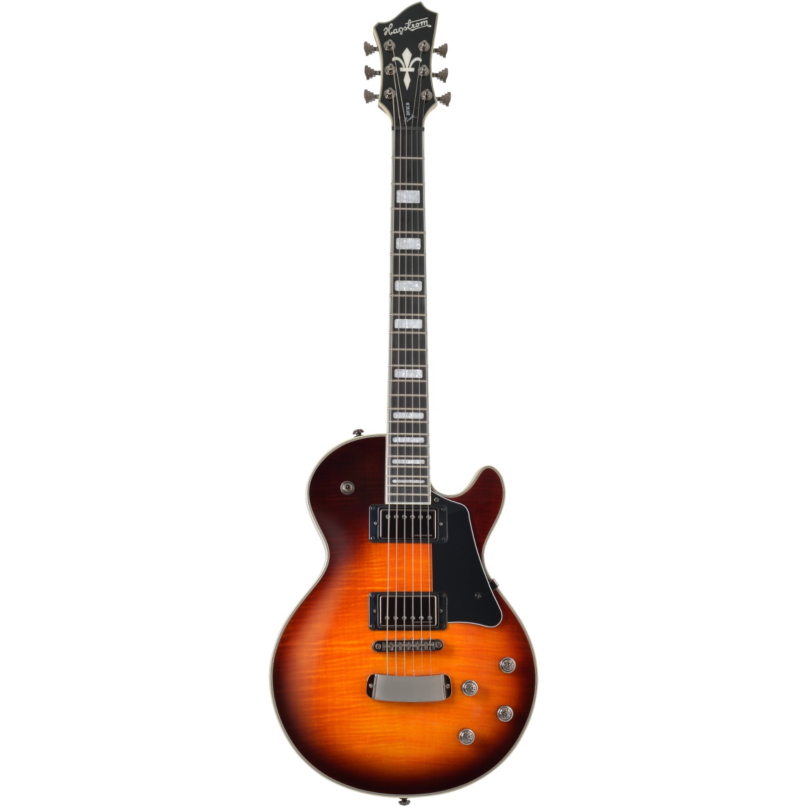 Hagstrom Super Swede Tiger Burst E-Gitarre