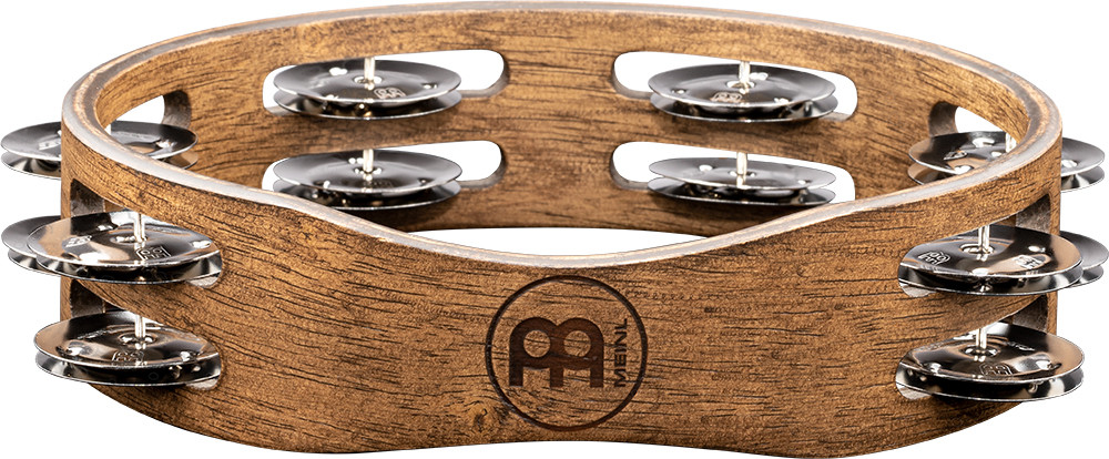 Meinl CTA2WB 8" Tambourine Compact, Walnussbraun, Stahl