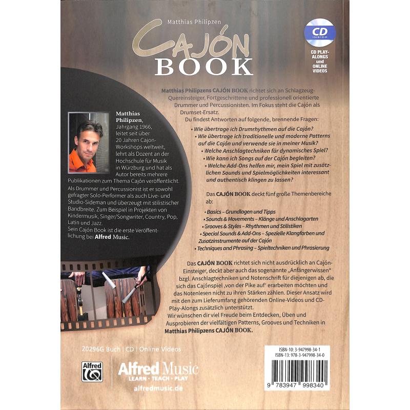 Cajon Book inkl. CD, M. Philipzen 