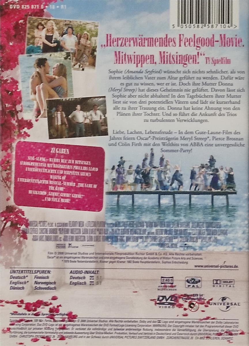 DVD Mamma Mia! Der Film