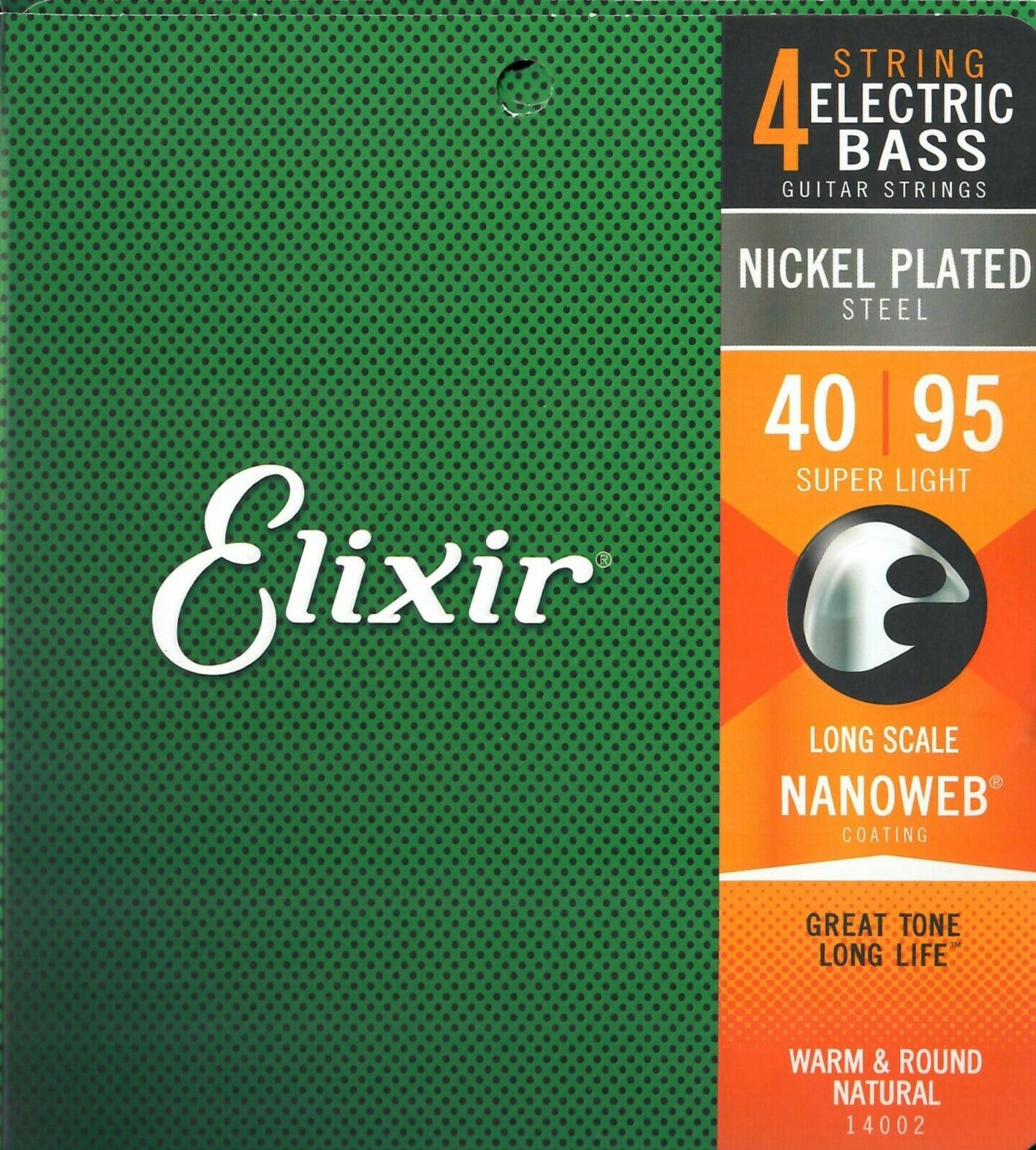 Elixir 14002 • Nanoweb • Super Light 040-095 • Satz Saiten für E-Bass