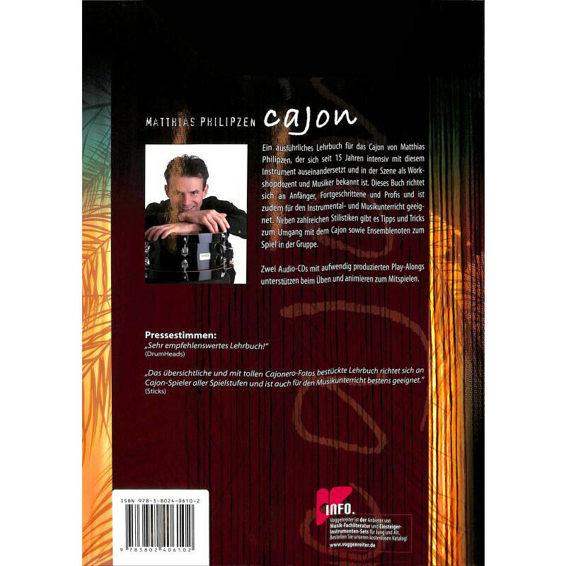 Das Cajon - Eine Kiste voller Rhythmus + 2CDs