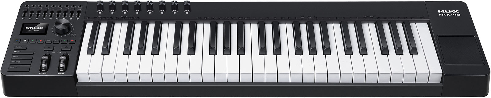 NUX NTK49 MIDI Controller Keyboard mit 49 Tasten
