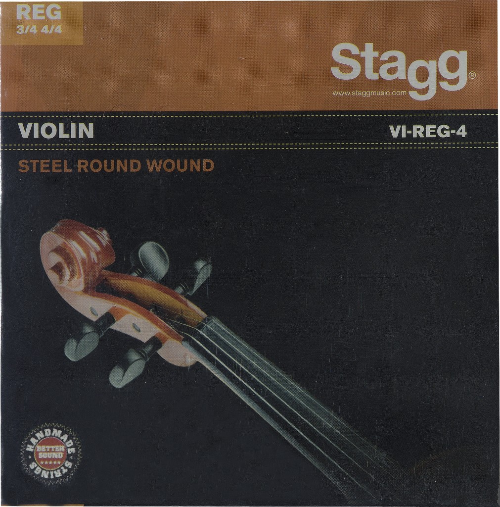 Stagg VIREG4 Satz Violinsaiten für 3/4 und 4/4 Stahl
