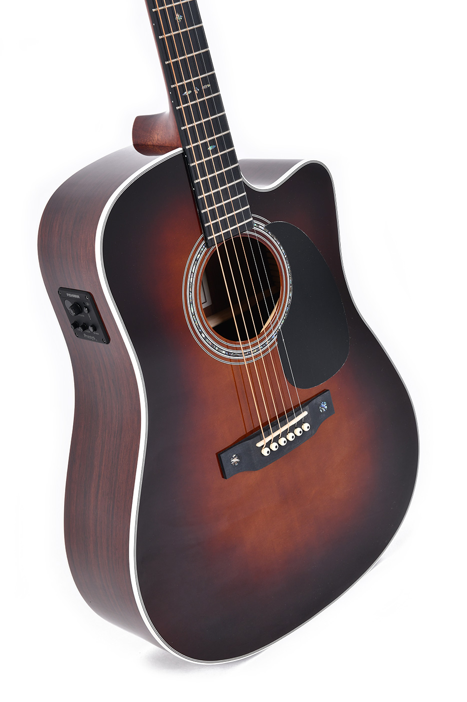 Sigma DTC1ESB Westerngitarre Dreadnought, massive Fichtendecke, mit Pickup, sunburst