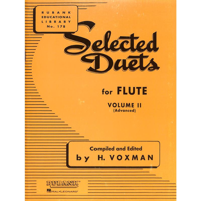 Selected Duets 2 (Advanced) für 2 Flöten - H. Voxman