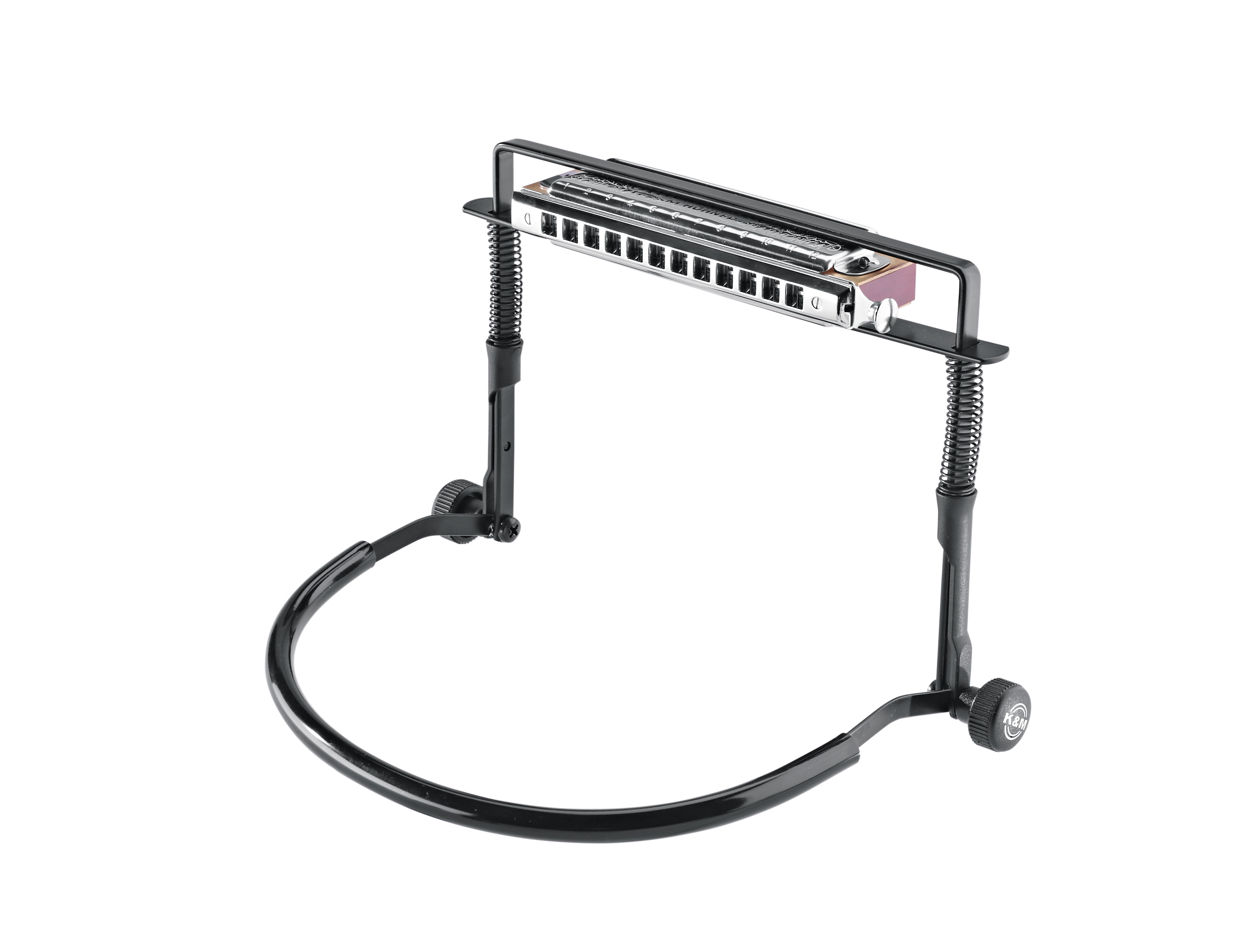 K&M 164/1 Mundharmonikahalter schwarz