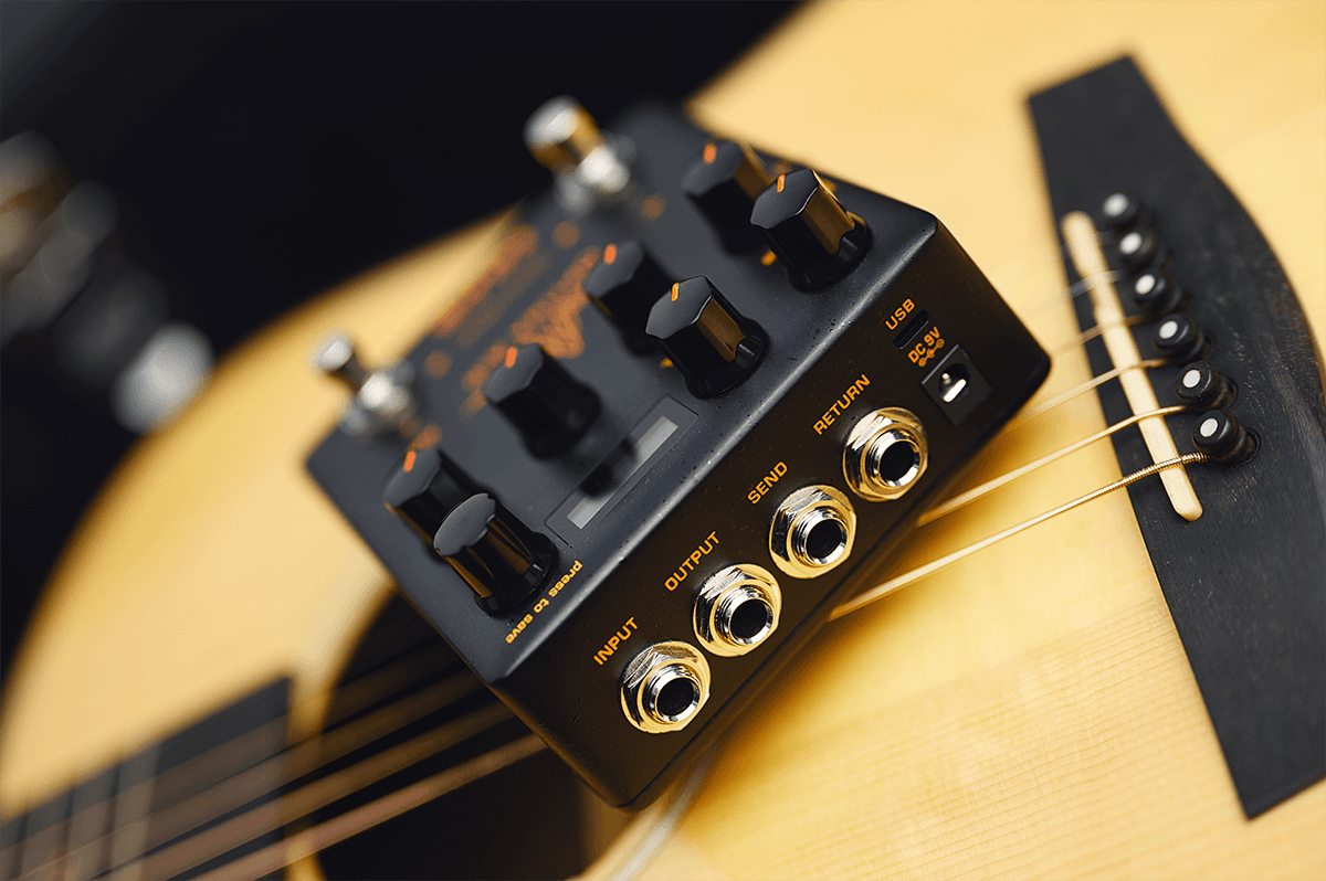 NUX NAI5 Optima Air - Akustikgitarrensimulator für Akustik- und E-Gitarren