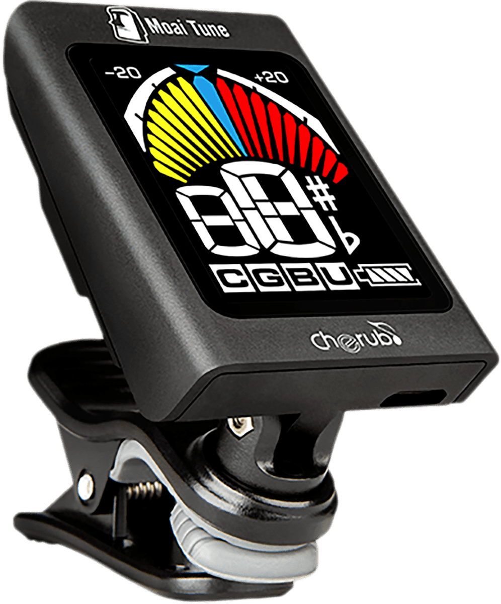 Cherub WST680 Moai Clip-On-Tuner inkl. Plektrumhalterung