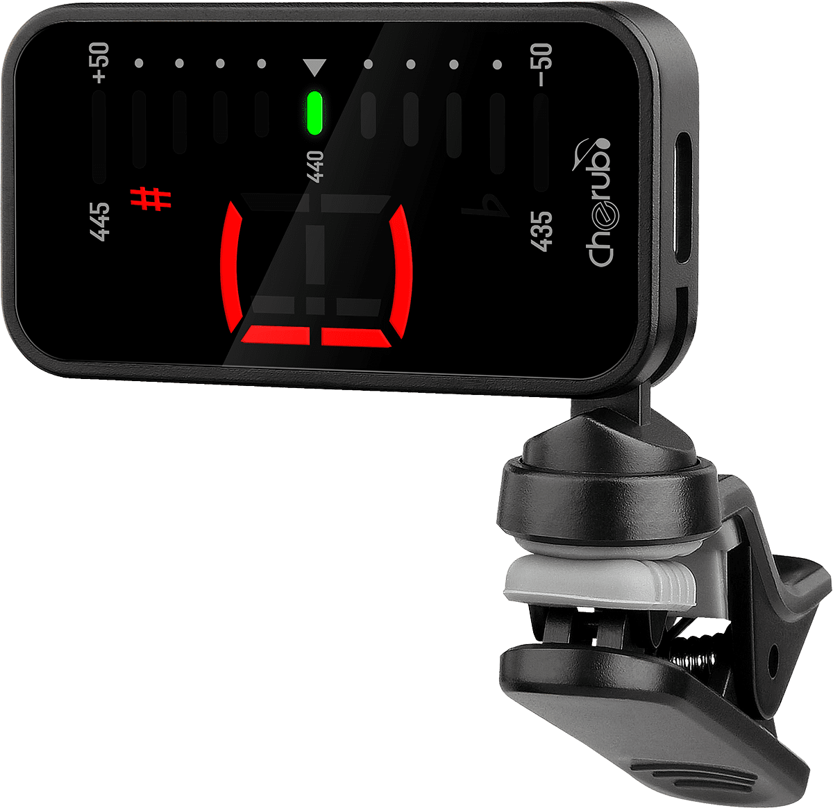 Cherub WST551C Stimmgerät Cliptuner - chromatisch mit Akku