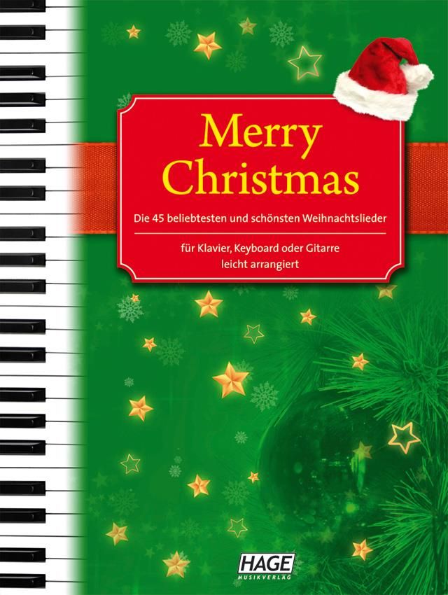 Merry Christmas - Klavier, Keyboard, Gitarre - leicht arrangiert