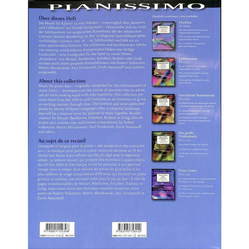 Die 100 schönsten klassischen Original-Klavierstücke