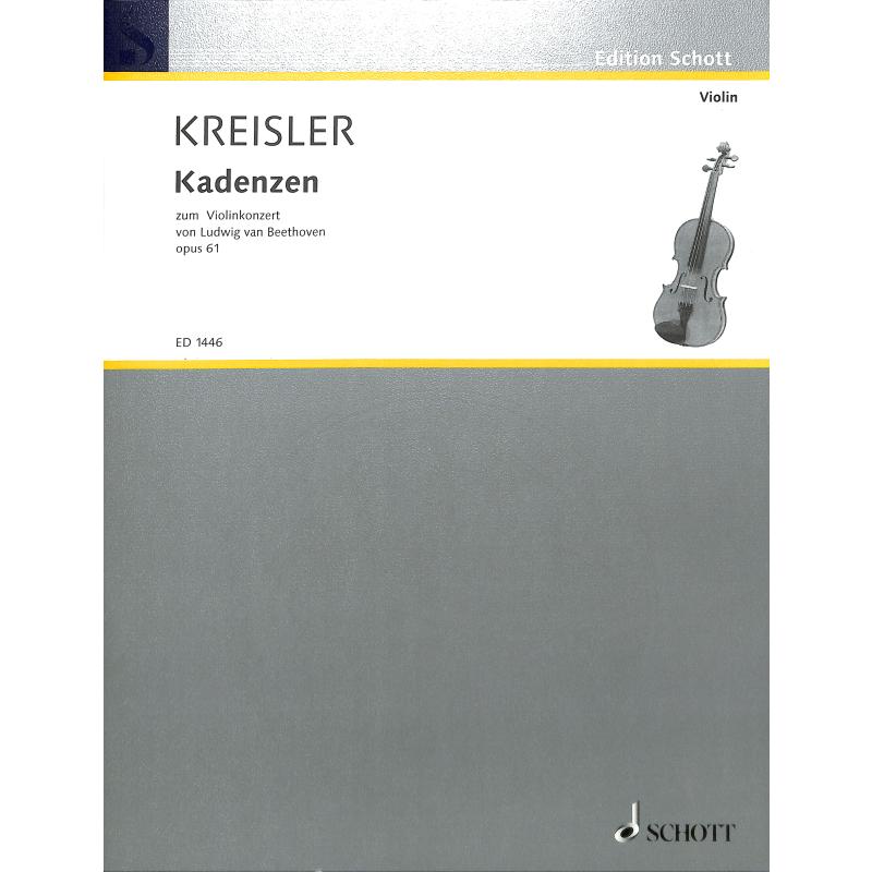 Kadenzen zum Violinkonzert Beethoven op. 61, F. Kreisler
