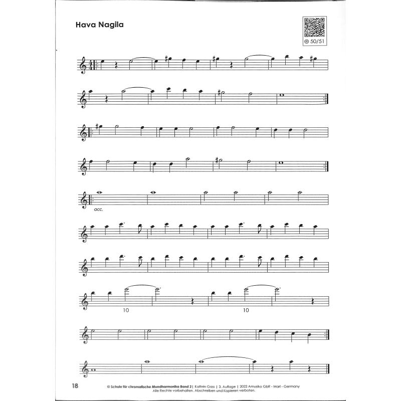 Schule für chromatische Mundharmonika Bd. 2, K. Gass