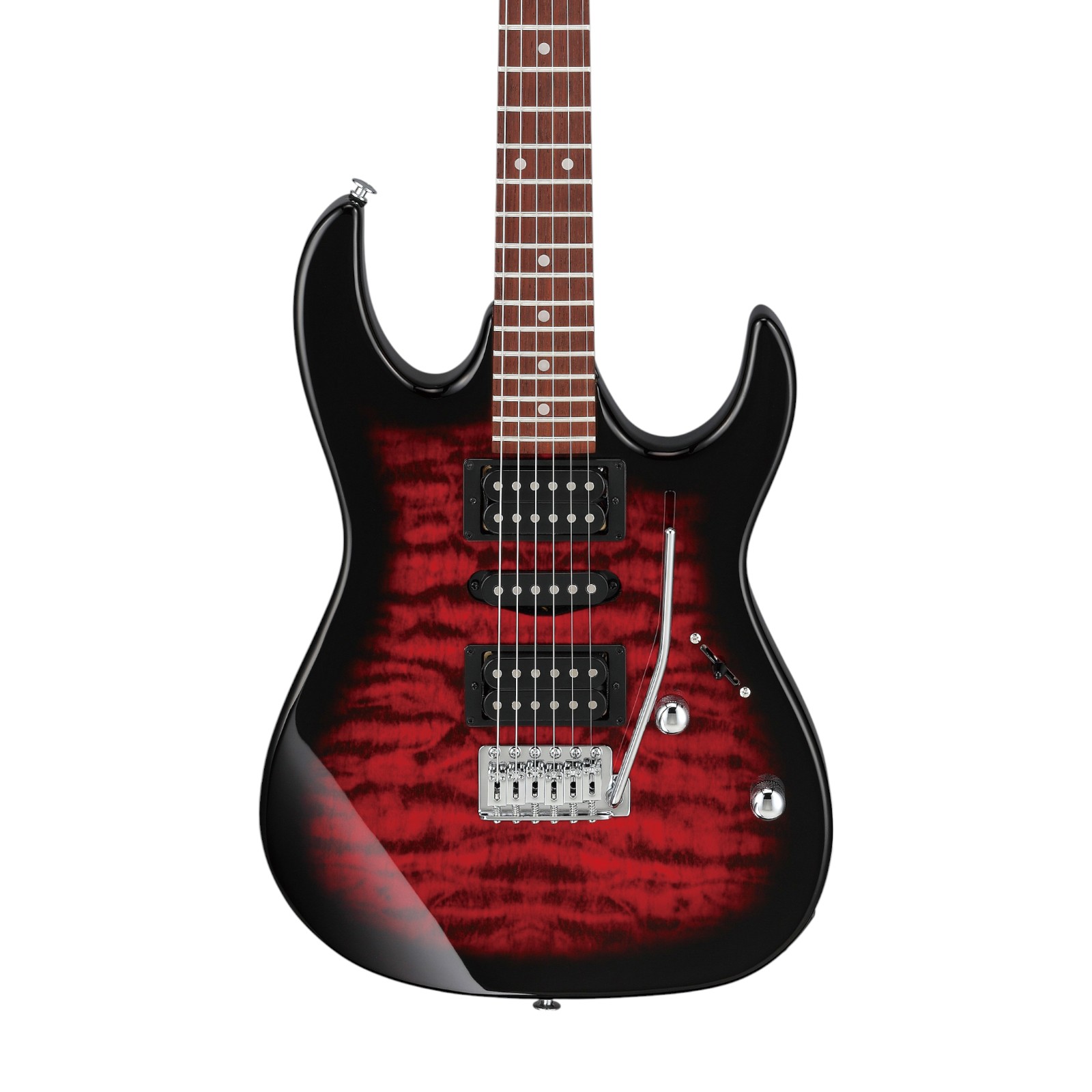 Ibanez GRX70QATRB E-Gitarre Red Burst