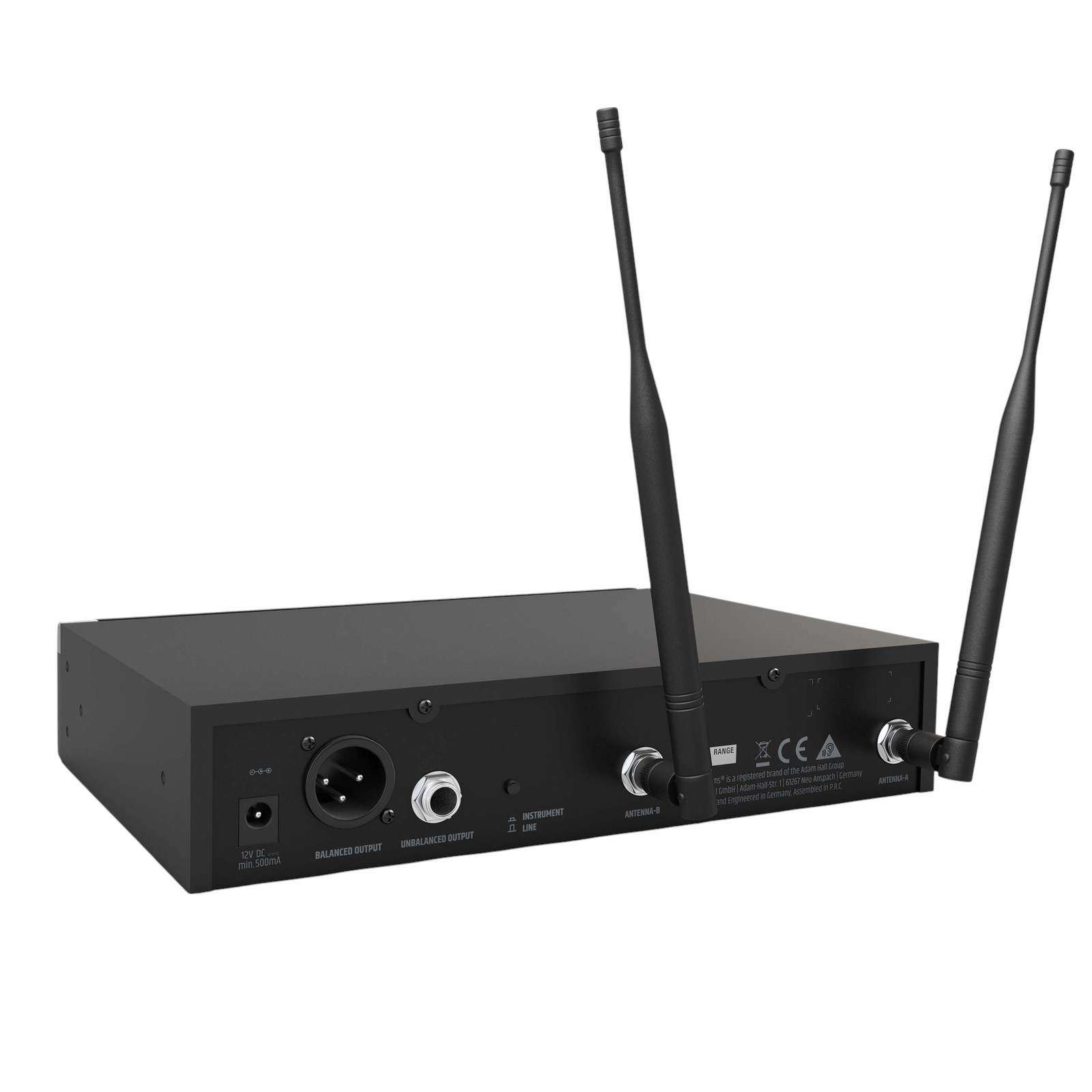 LD Systems U505BPH Funkmikrofon System mit Bodypack und Headset schwarz - 584 – 608 MHz
