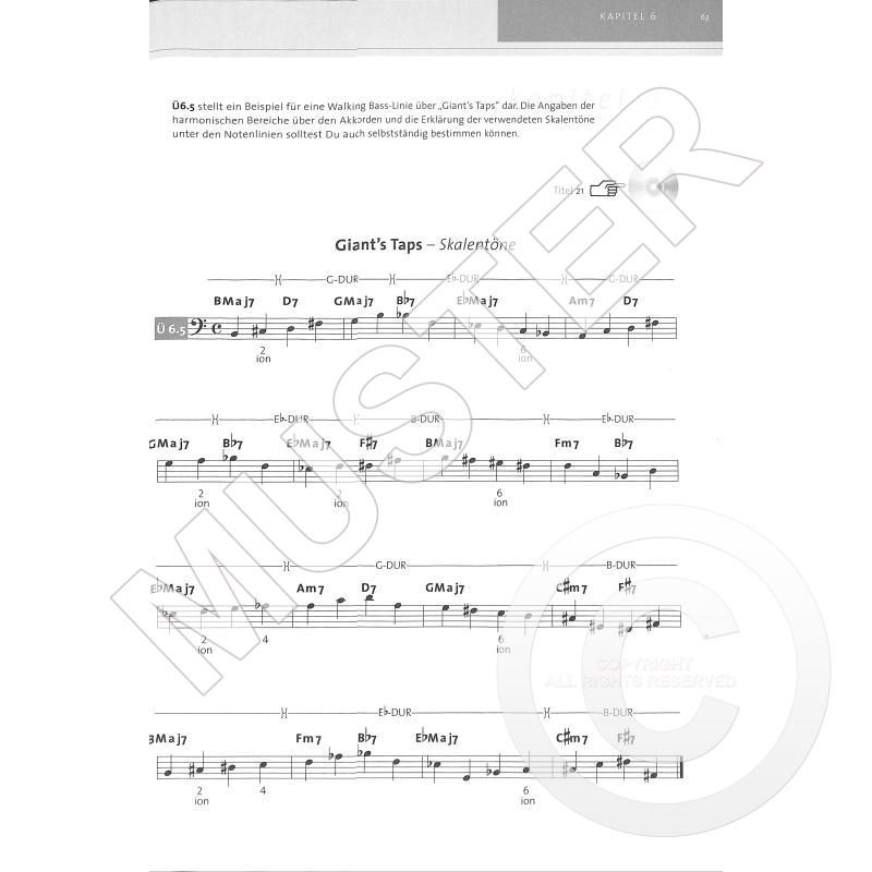 Garantiert Walking Bass lernen CD ,E. Andreas
