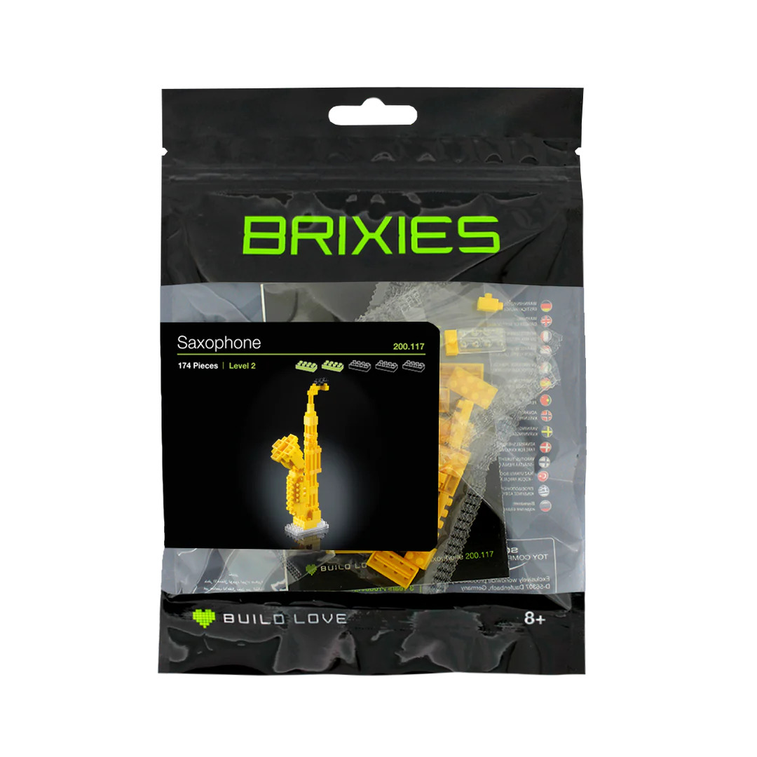 Brixies Level 2 Miniatur Bausteine Saxophon