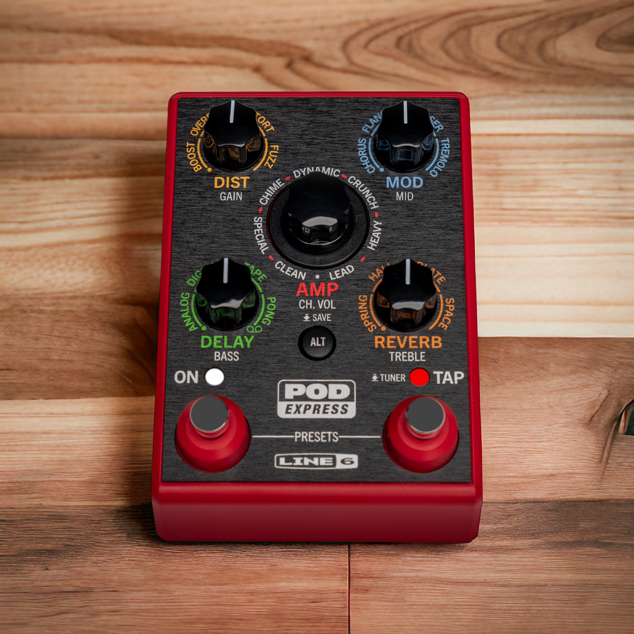 Line 6 Pod Express Guitar - Multi-Effektpedal für E-Gitarre