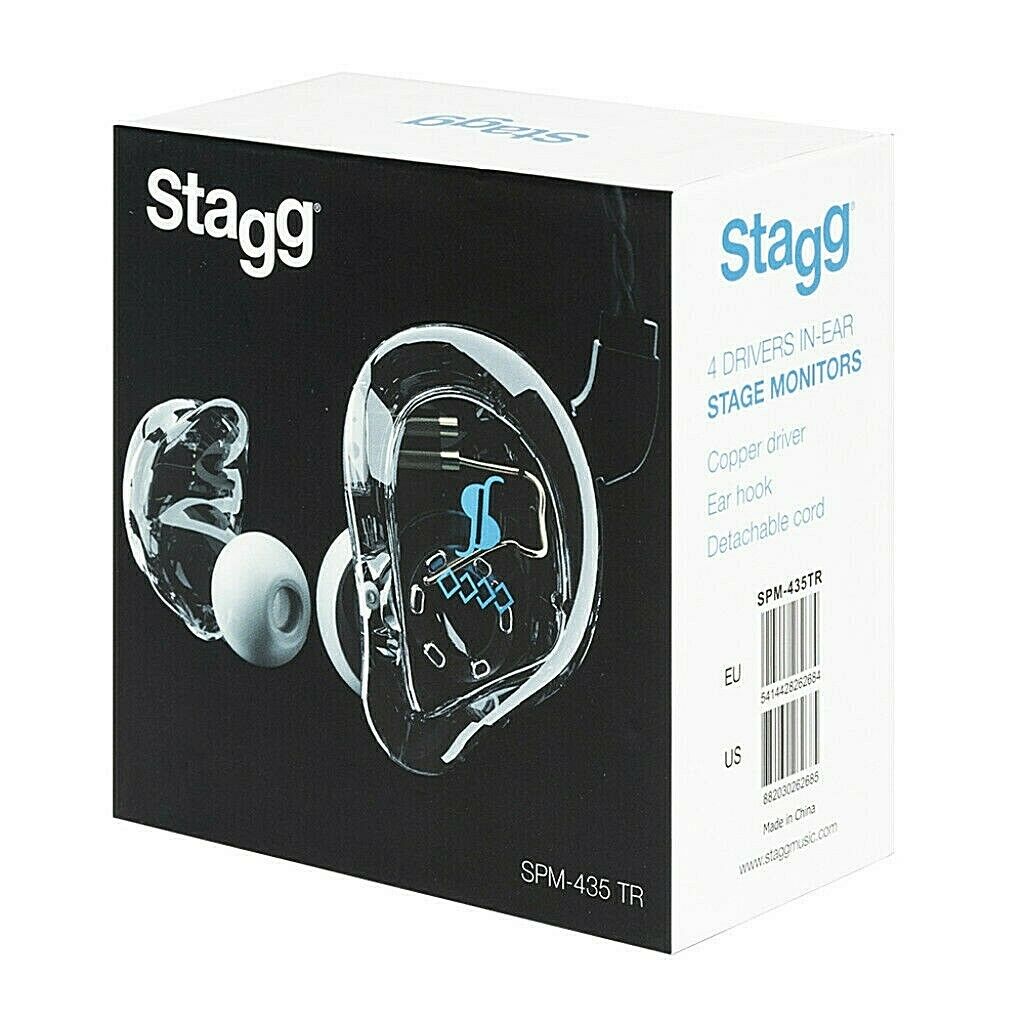Stagg SPM435TR In-Ear Monitoring Kopfhörer mit 4 Treibern