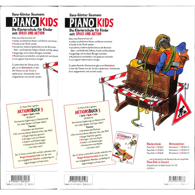 Piano Kids Bd. 3, inkl. Aktionsbuch, H. G. Heumann