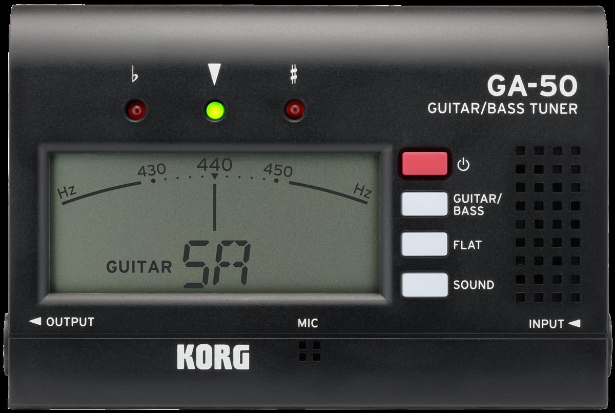 KORG GA50 Stimmgerät Tuner für Gitarre und Bass