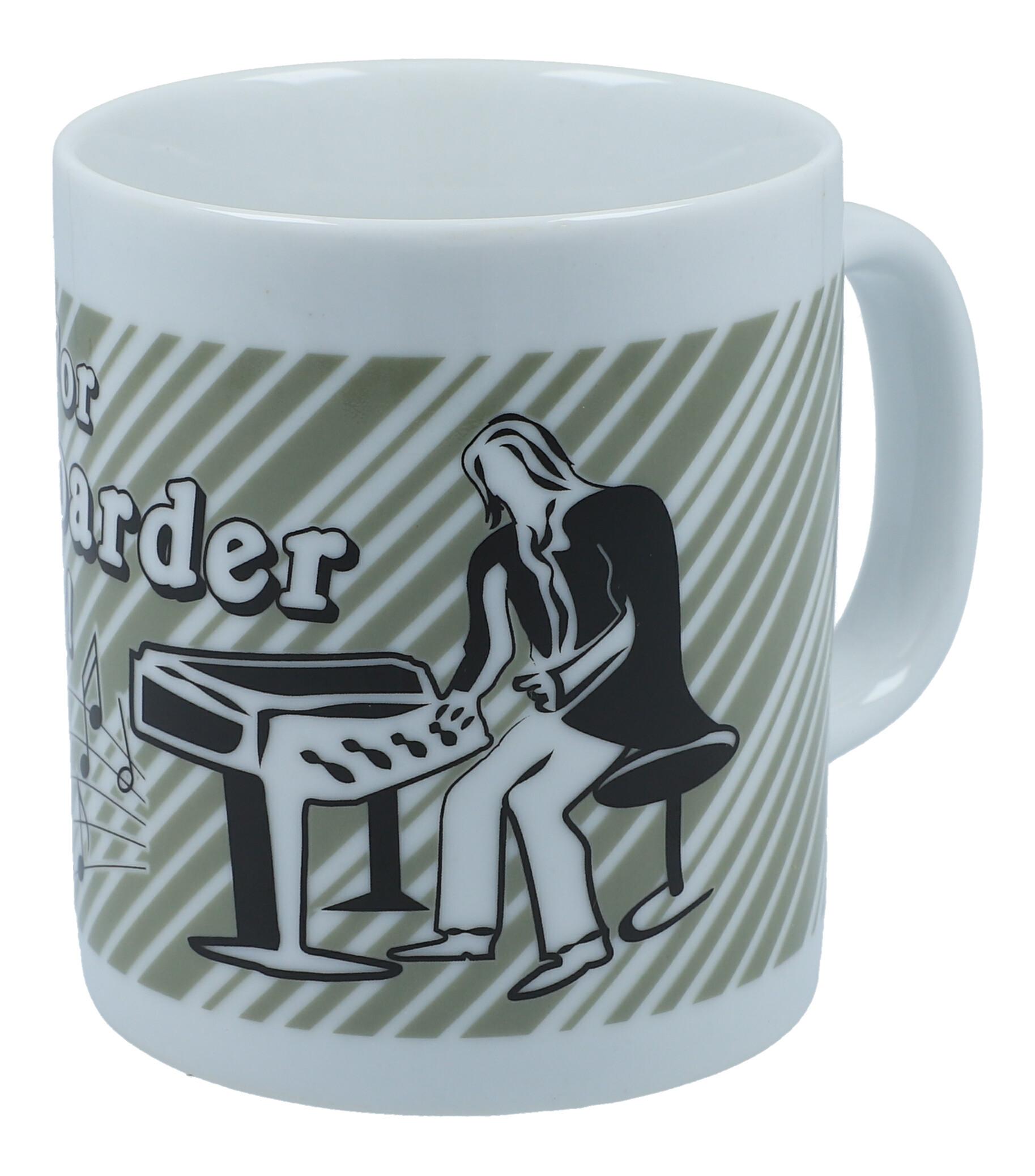 Henkelbecher mit "For Keyboarder Only"