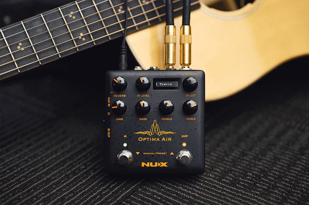 NUX NAI5 Optima Air - Akustikgitarrensimulator für Akustik- und E-Gitarren