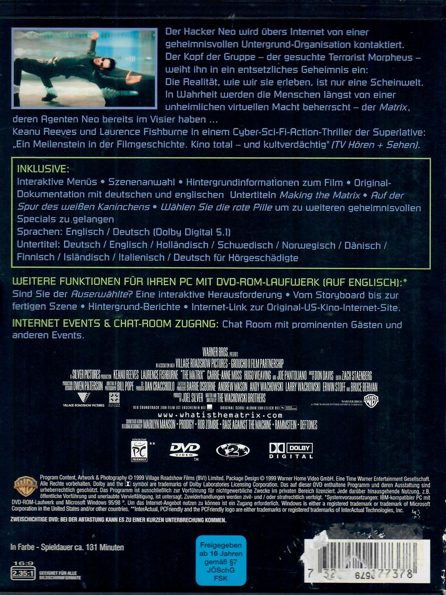 DVD Matrix (Gebraucht)