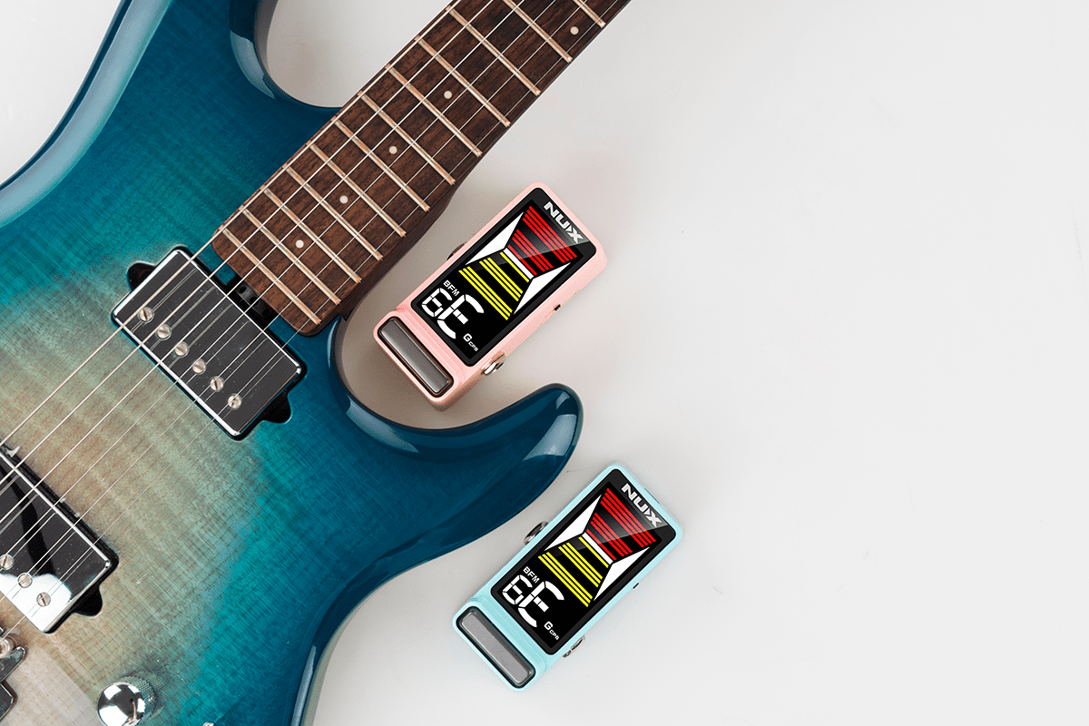 NUX FLOWTUNE 2 pink chromatisches Stimmgerät