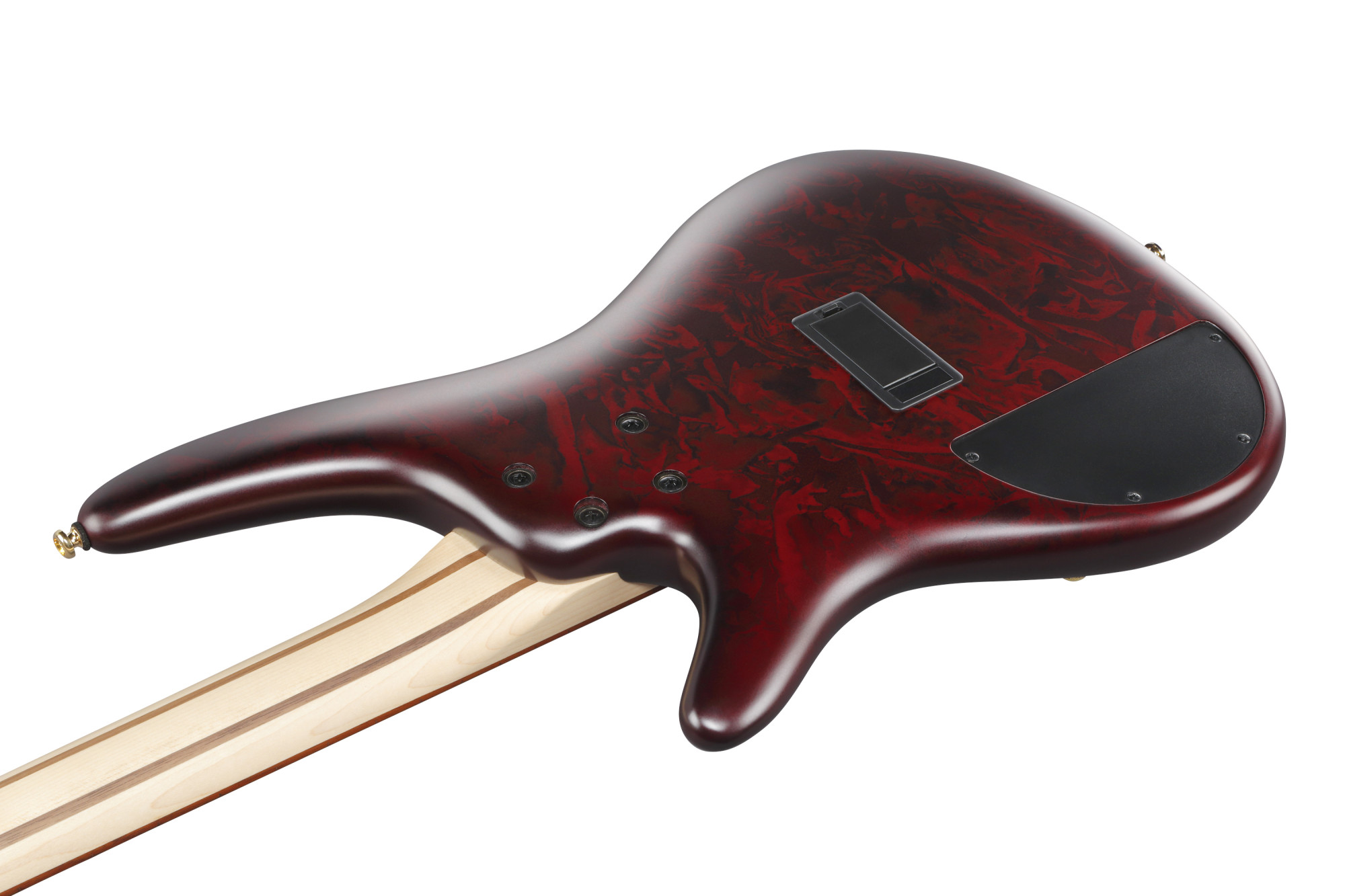 Ibanez SR300EDXWZM E-Bass 4-saitig Wine Red Frozen Matt, goldene Mechaniken 