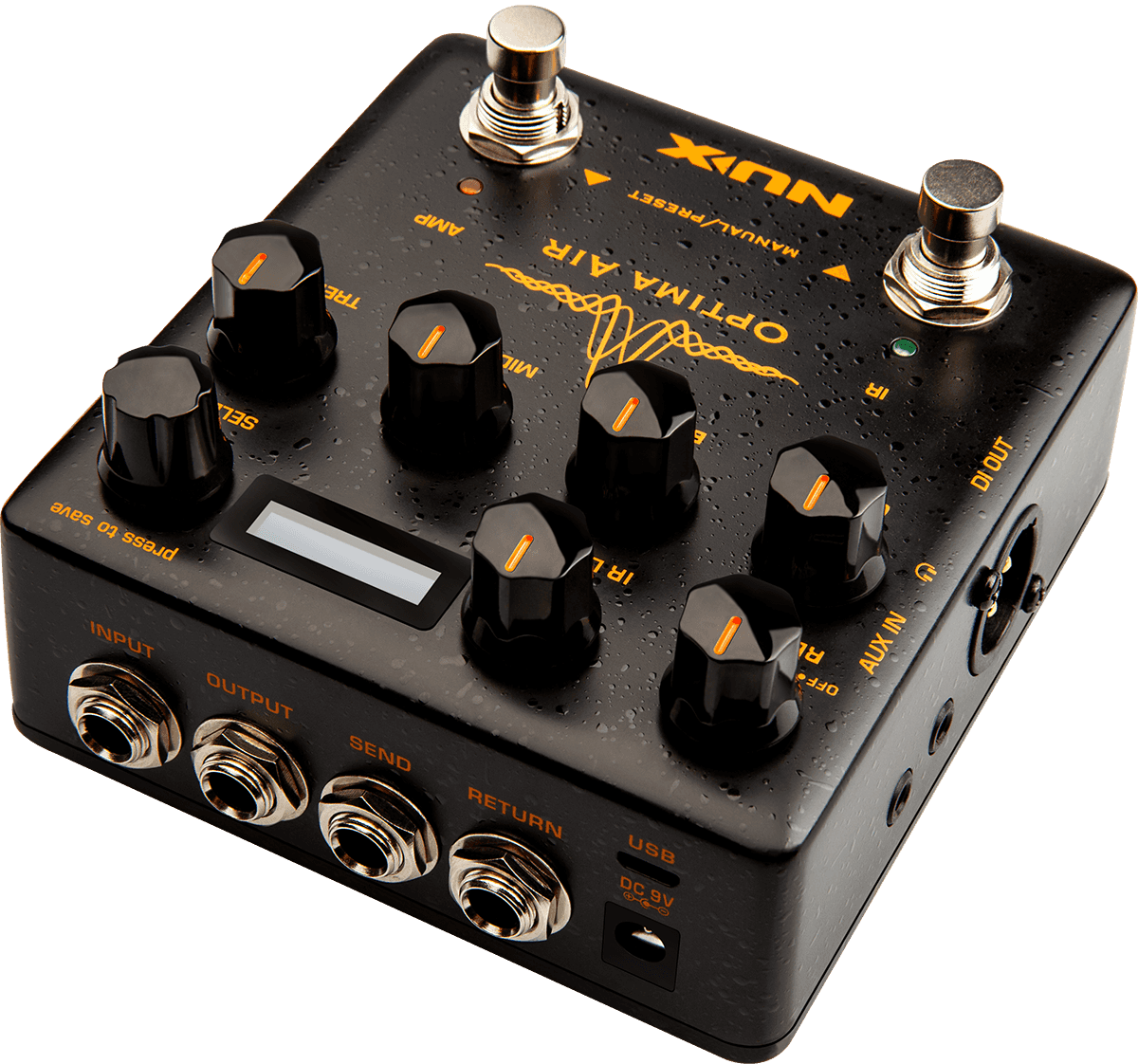 NUX NAI5 Optima Air - Akustikgitarrensimulator für Akustik- und E-Gitarren