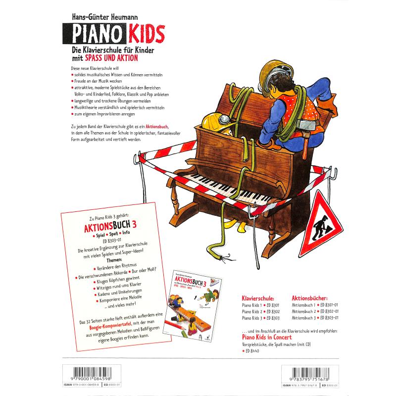 Piano Kids Bd. 3. H. G. Heumann • Piano Kids Band 3 • Klavierschule • Unterricht