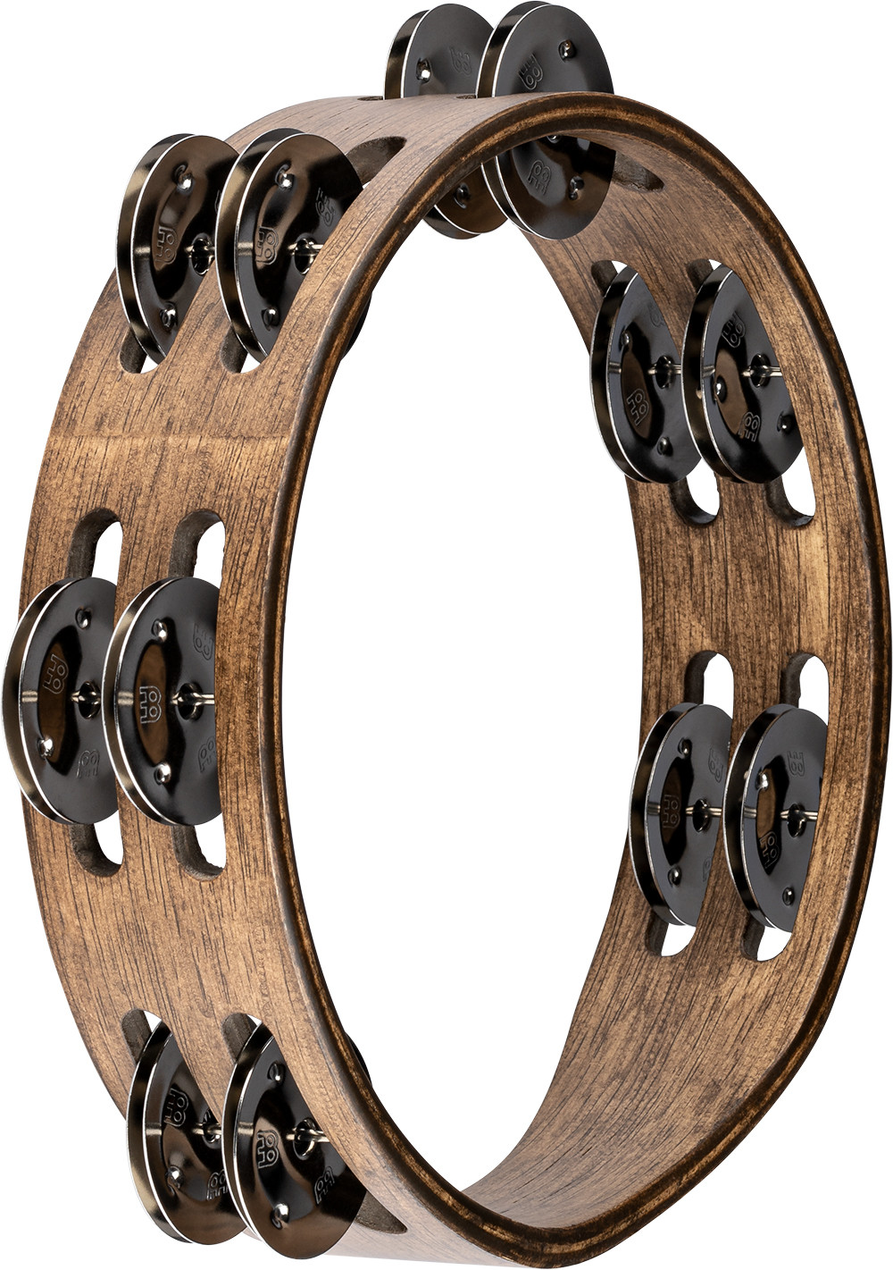 Meinl CTA2WB 8" Tambourine Compact, Walnussbraun, Stahl