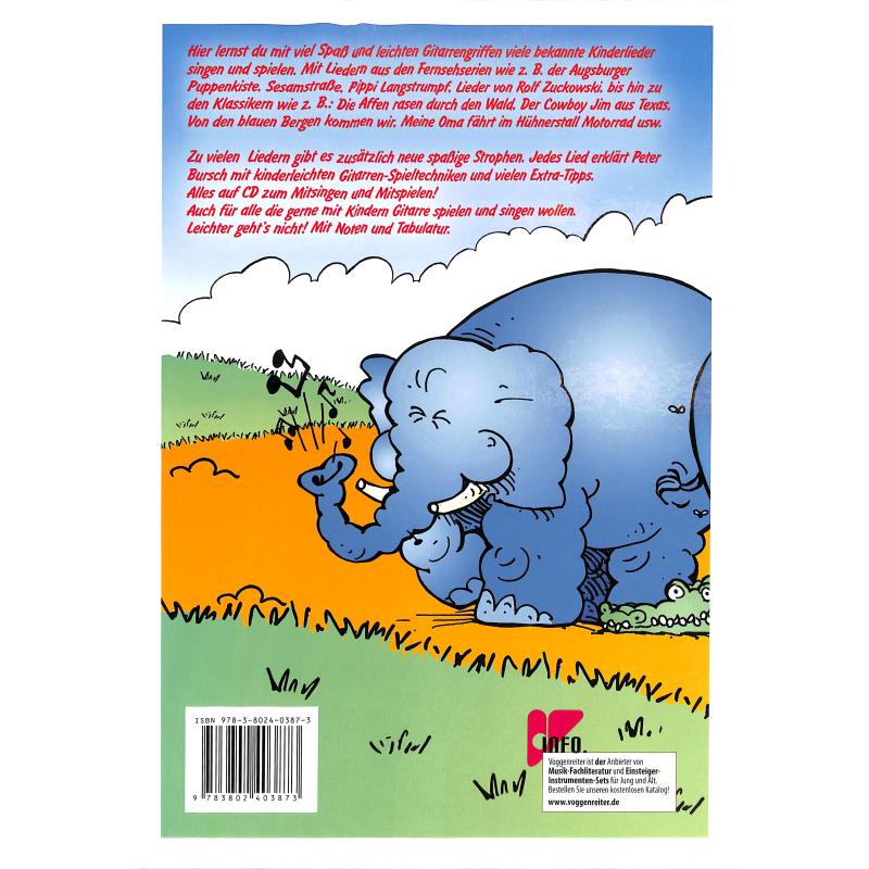 Kinderliederbuch, P. Bursch inkl.  CD