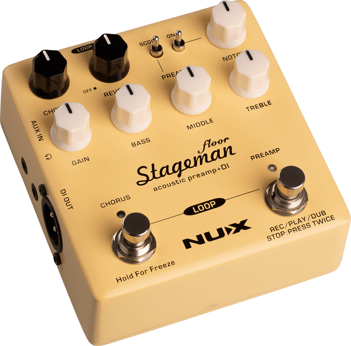 NUX NAP5 Stageman Floor Acoustic PreAmp + DI