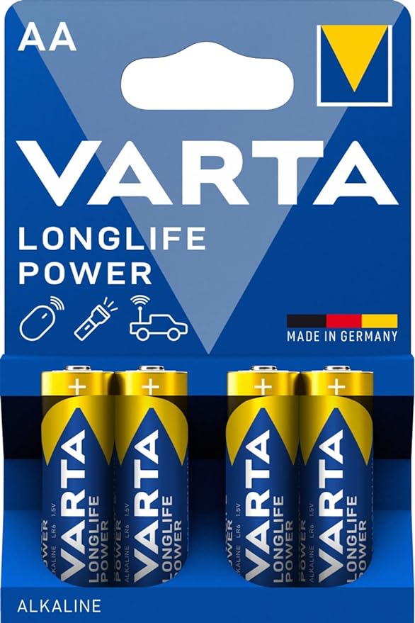 Varta Packung Batterien AA Long Life (4 Stück)