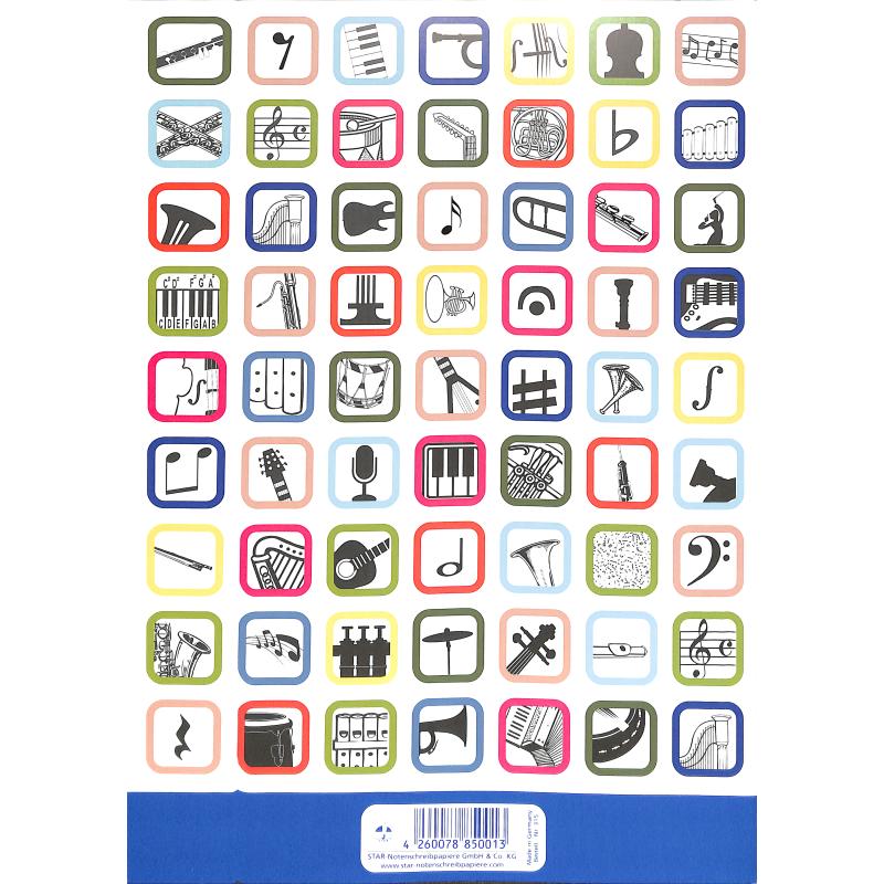 Star Notenheft Nr. 315 DIN A4 HF 12 Systeme