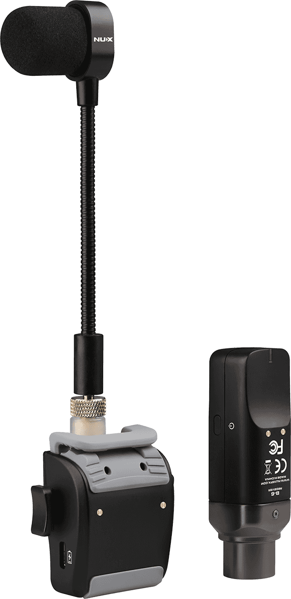 NUX B6 2,4 GHz Drahtlos-System für Saxophon und Trompete