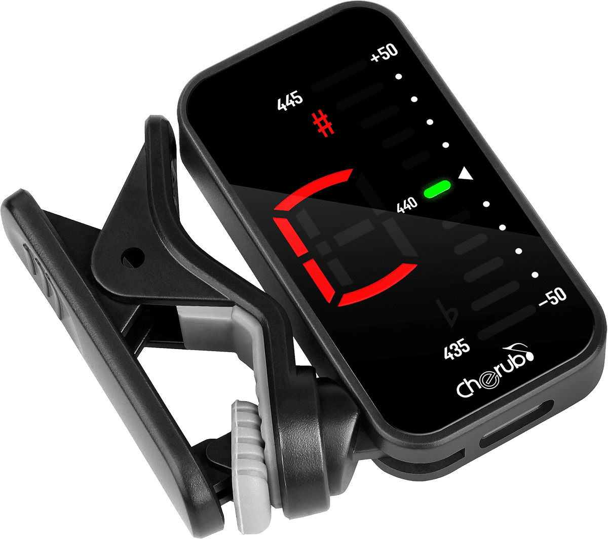 Cherub WST551C Stimmgerät Cliptuner - chromatisch mit Akku