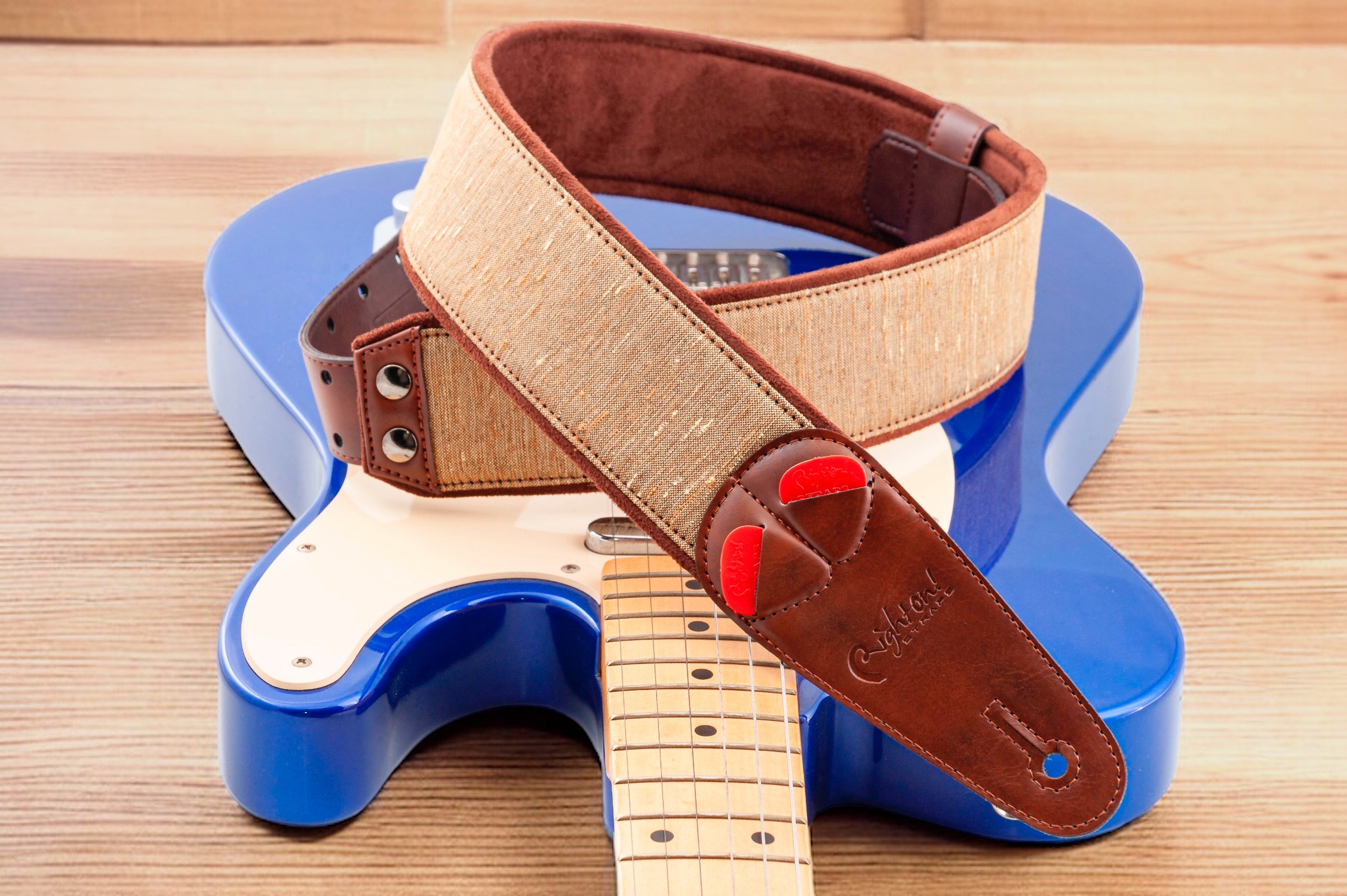 RightOn! Mojo Boxeo beige Gitarrengurt