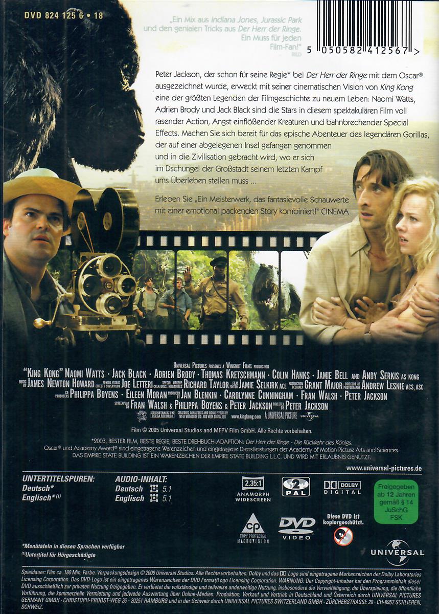 DVD King Kong