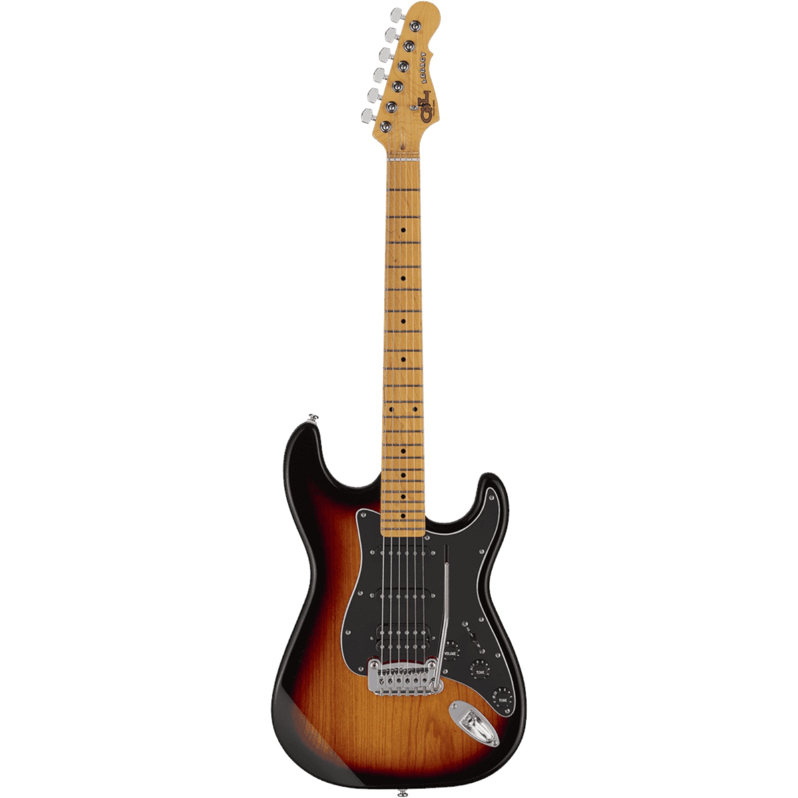 G&L Tribute Legacy HSS3TSMP Stratocaster E-Gitarre - Sunburst