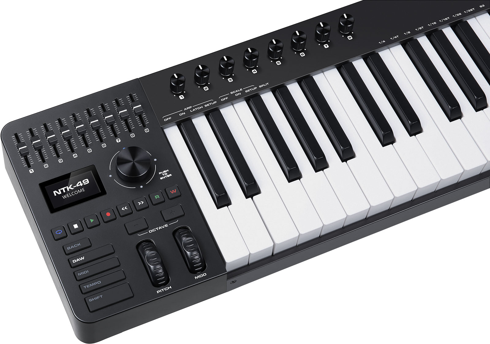 NUX NTK49 MIDI Controller Keyboard mit 49 Tasten