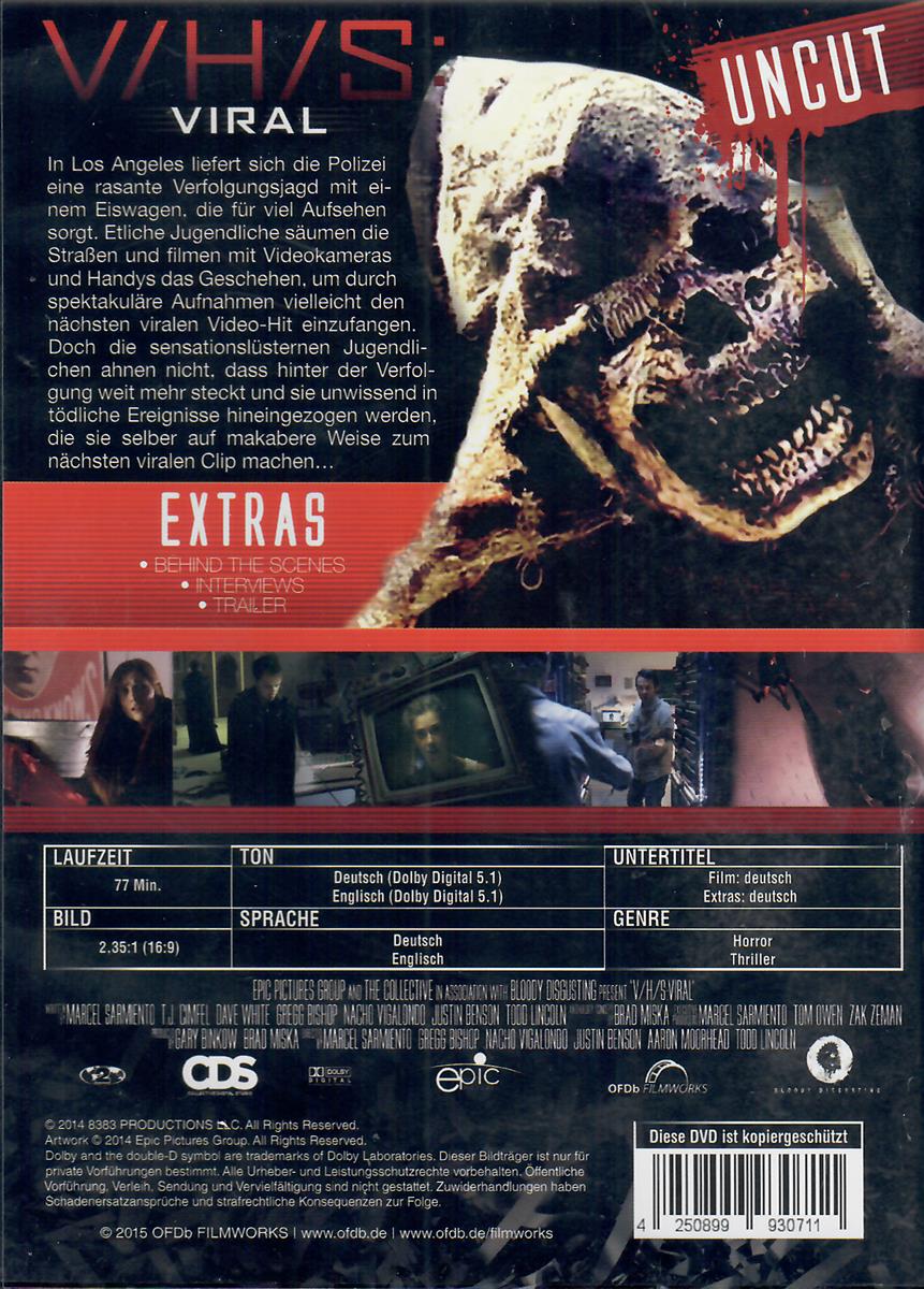 DVD V/H/S Viral Uncut