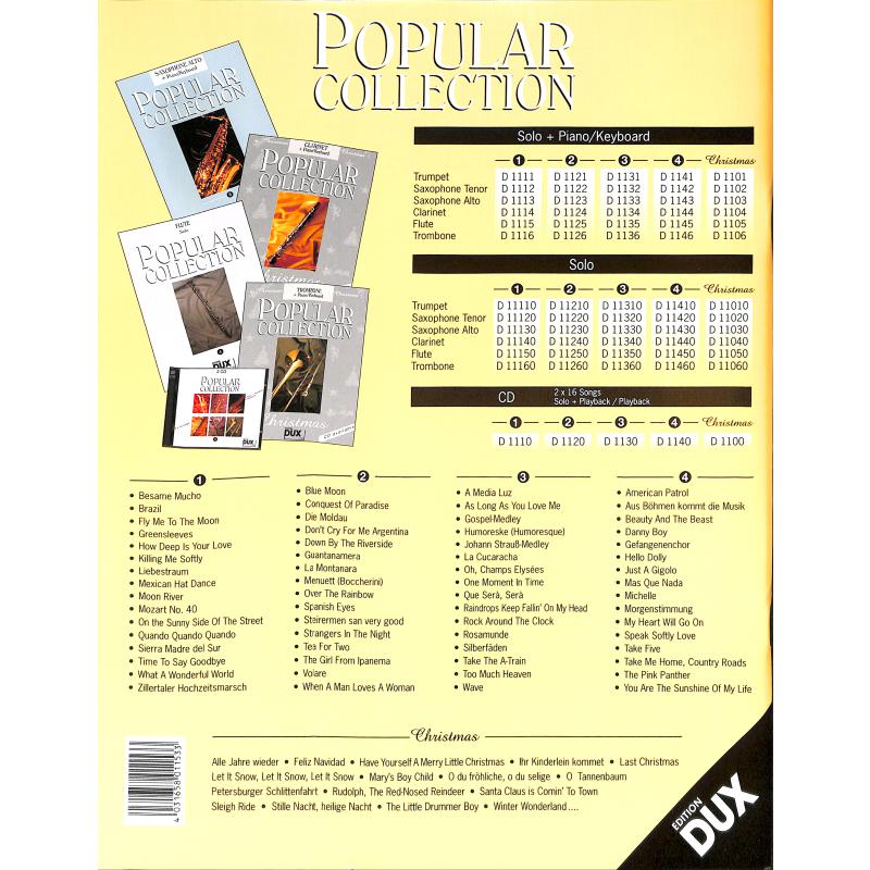 Popular Collection 5 für Altsax u. Piano / Keyboard 
