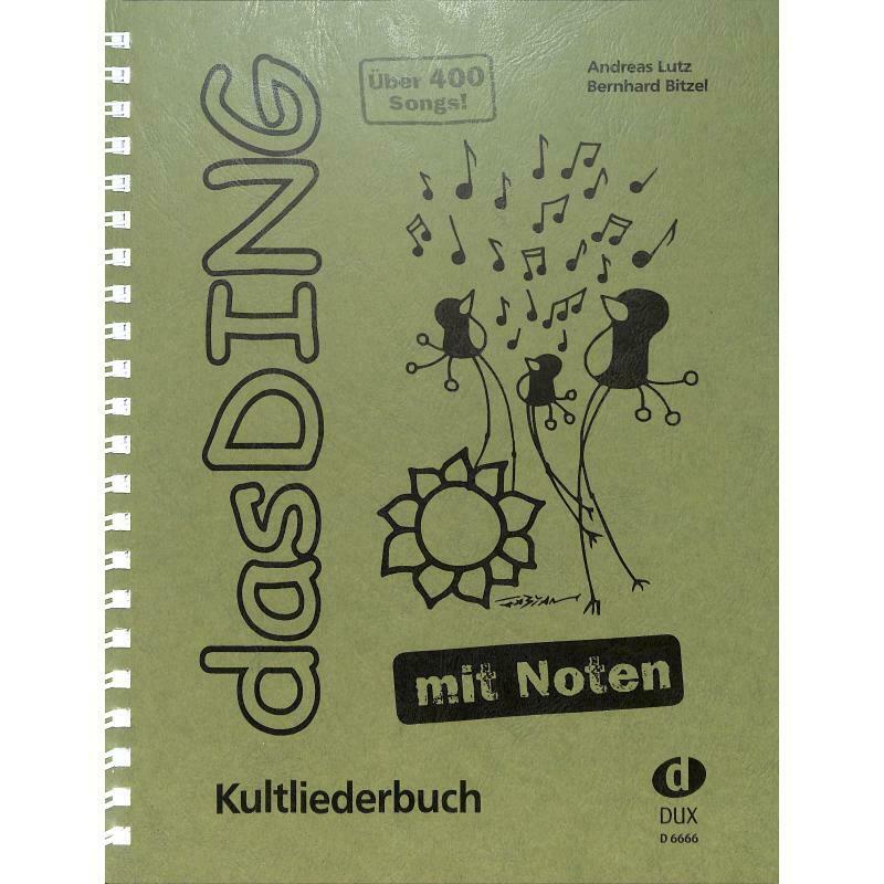 Das Ding Band 1 mit Noten Kultliederbuch Spiralbindung