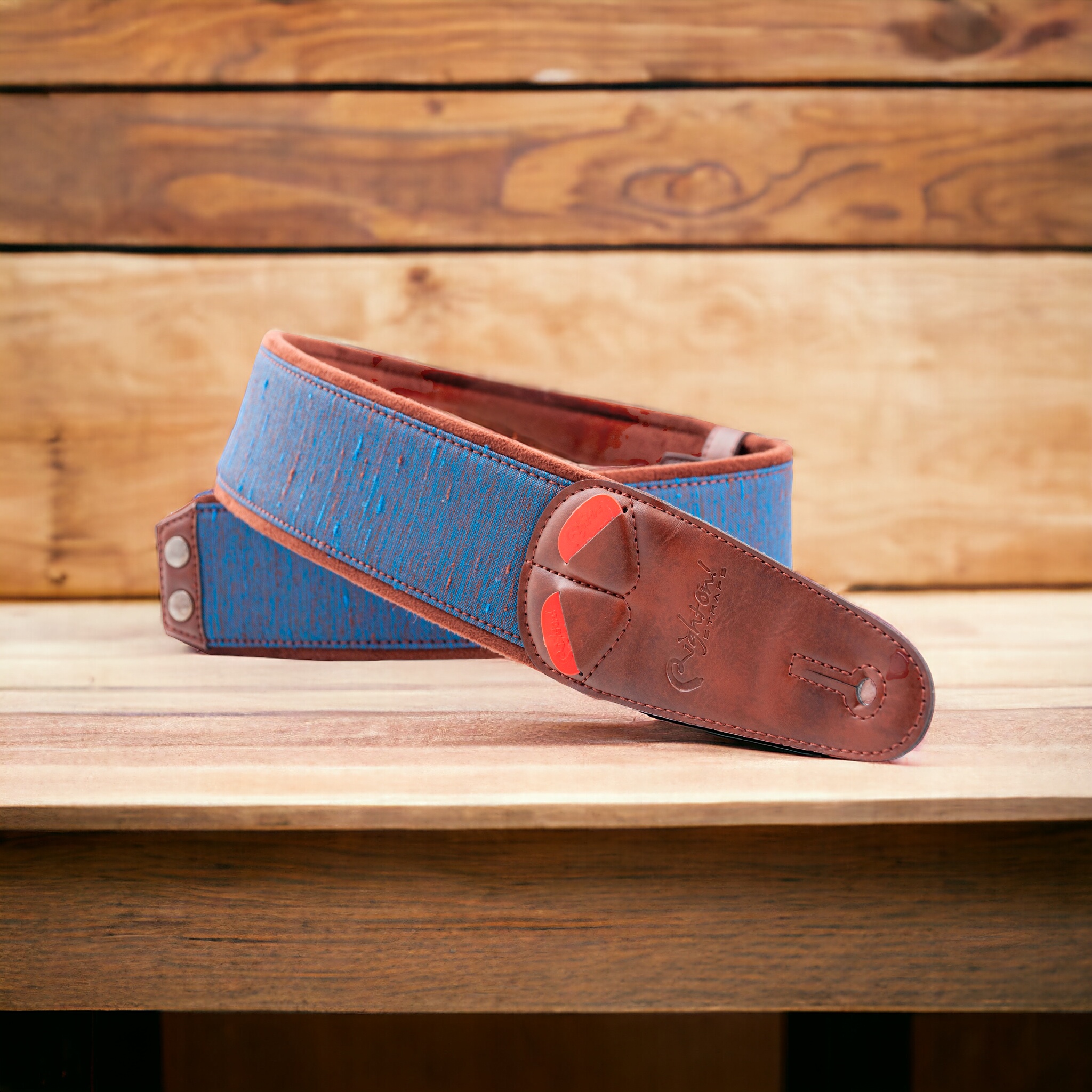 RightOn! Gitarrengurt Mojo Boxeo blau