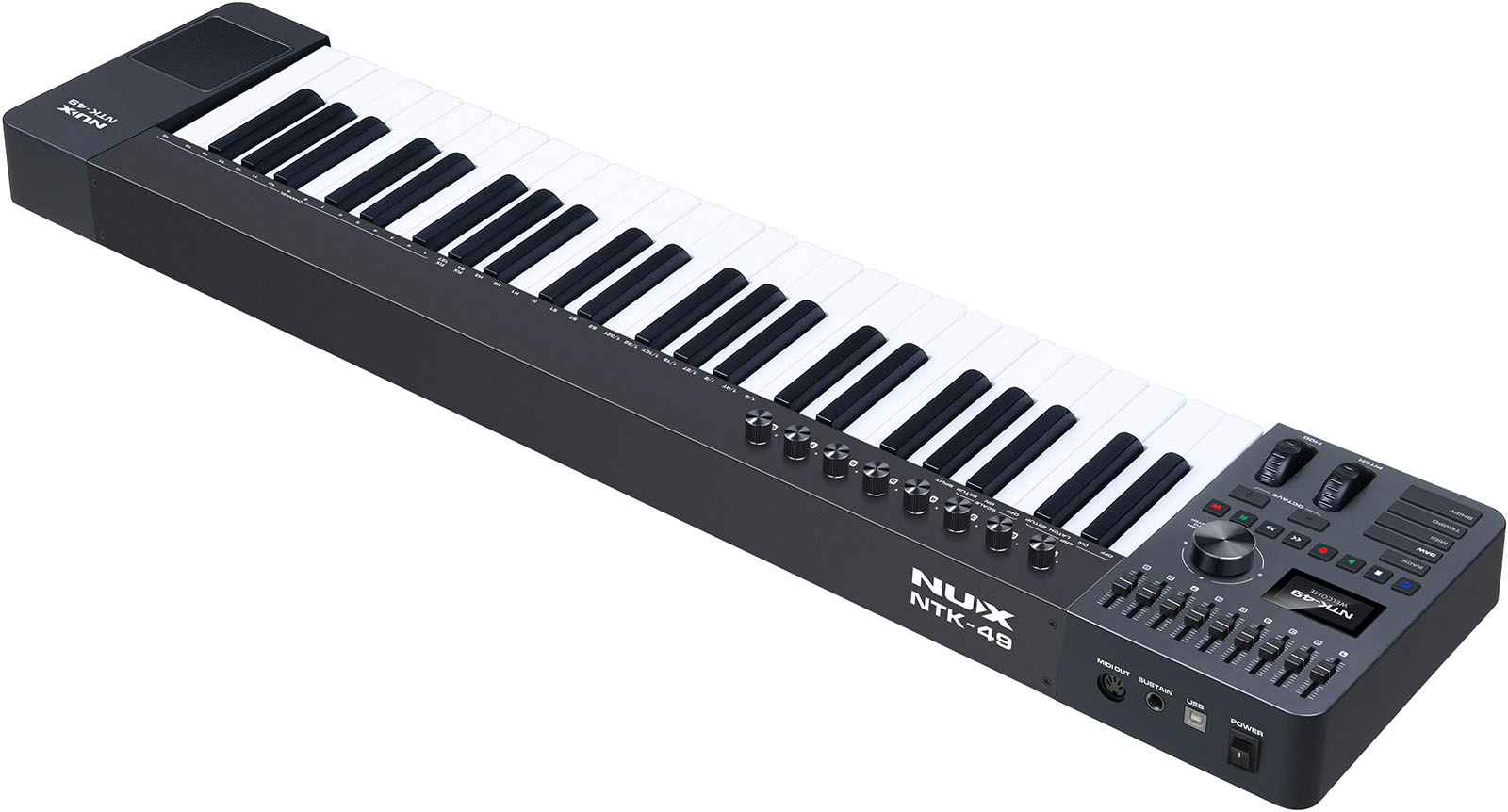 NUX NTK49 MIDI Controller Keyboard mit 49 Tasten